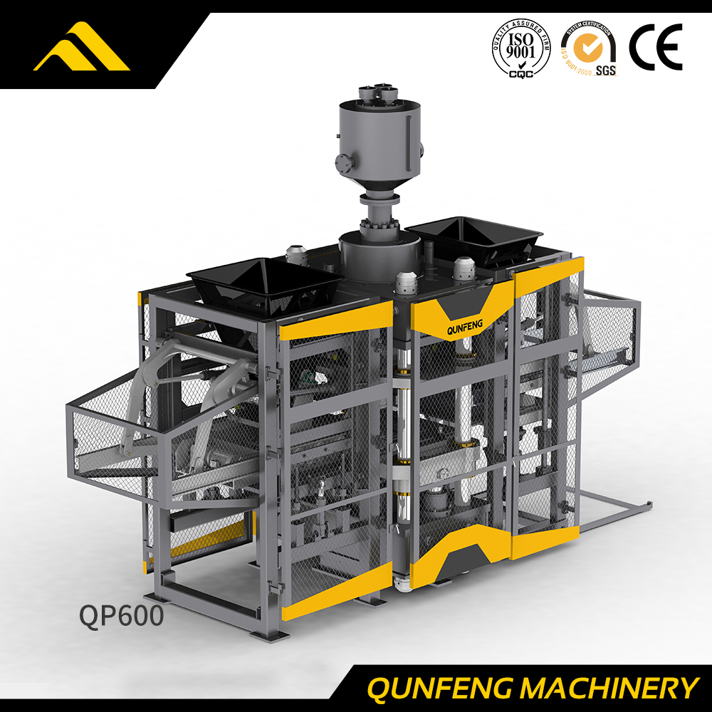 Máquina de bloco hidráulico QP600
