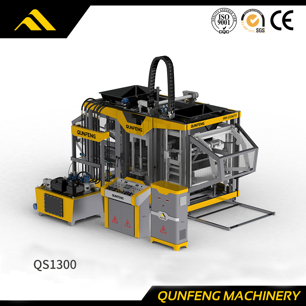Máquina Automática de Blocos de Concreto Série 'Supersonic' (QS1300)
