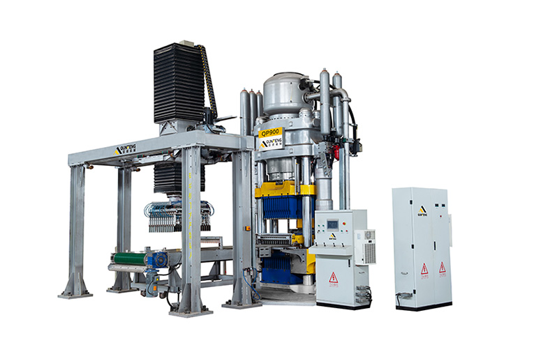 Máquina de prensagem estática de blocos QP900
