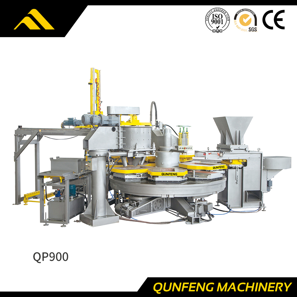 Máquina de ladrilhos de concreto QPR600-6