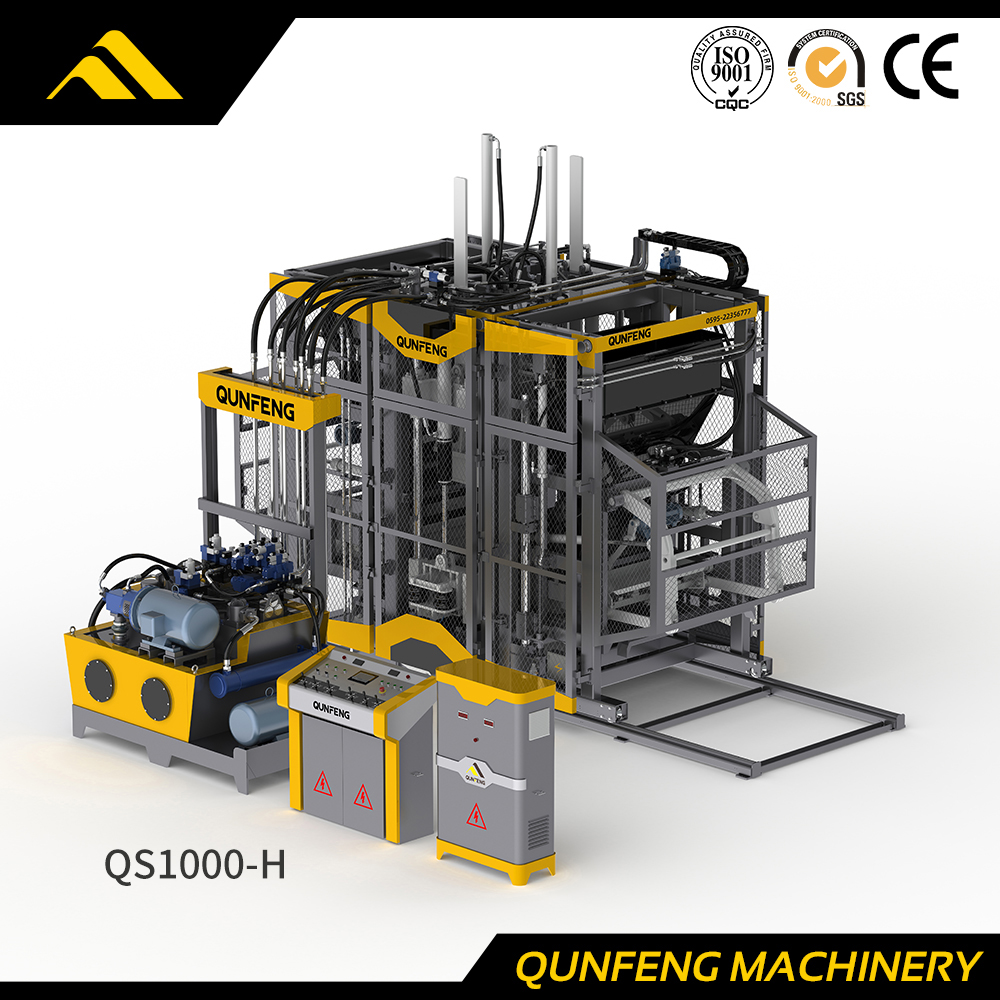 Máquina Automática de Fabricação de Blocos Série 'Supersonic' (QS1000-H)