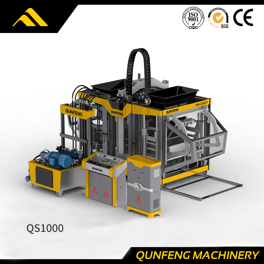 Máquina automática avançada de blocos da série 'Supersonic' (QS1000)