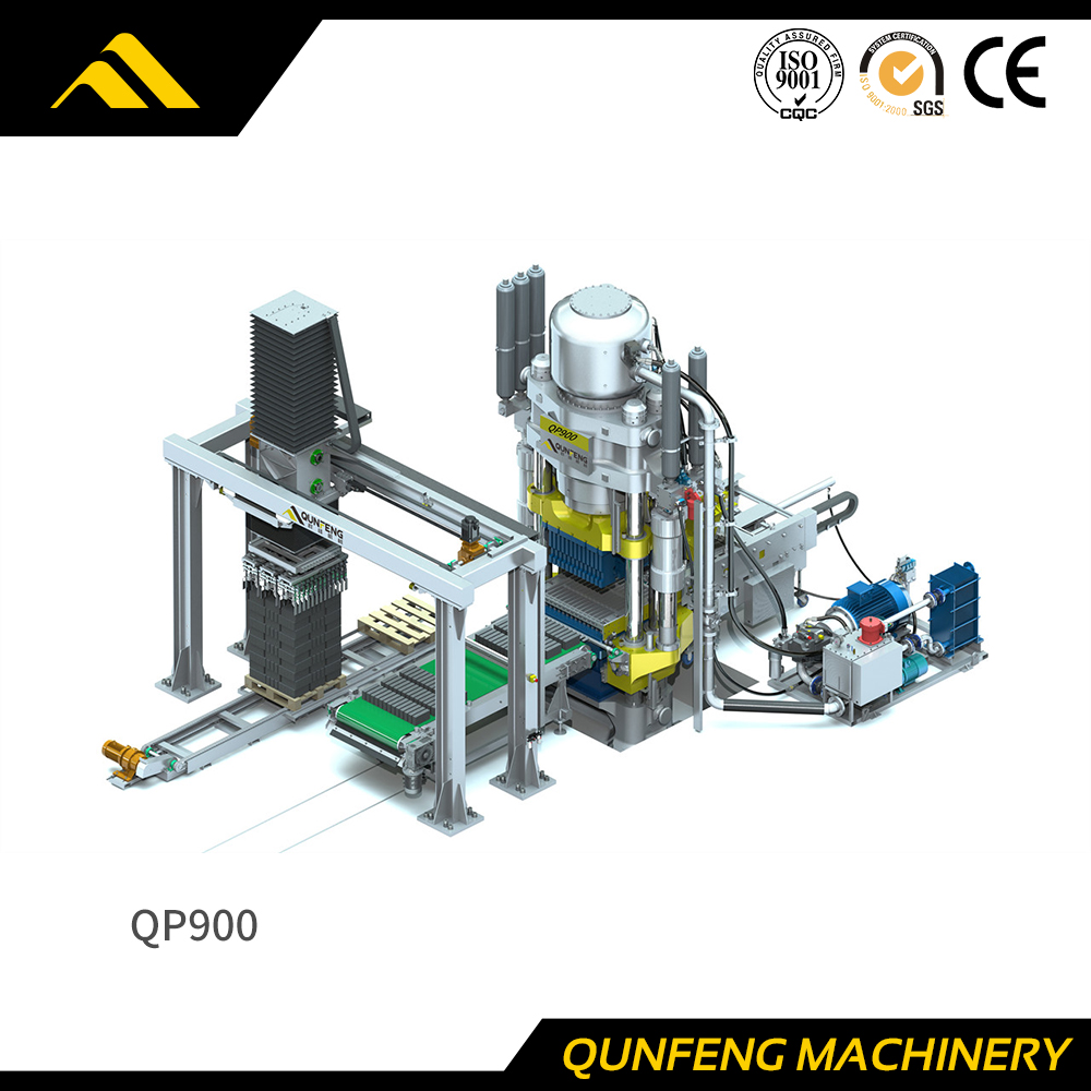 Máquina para fabricar blocos hidráulicos QP900