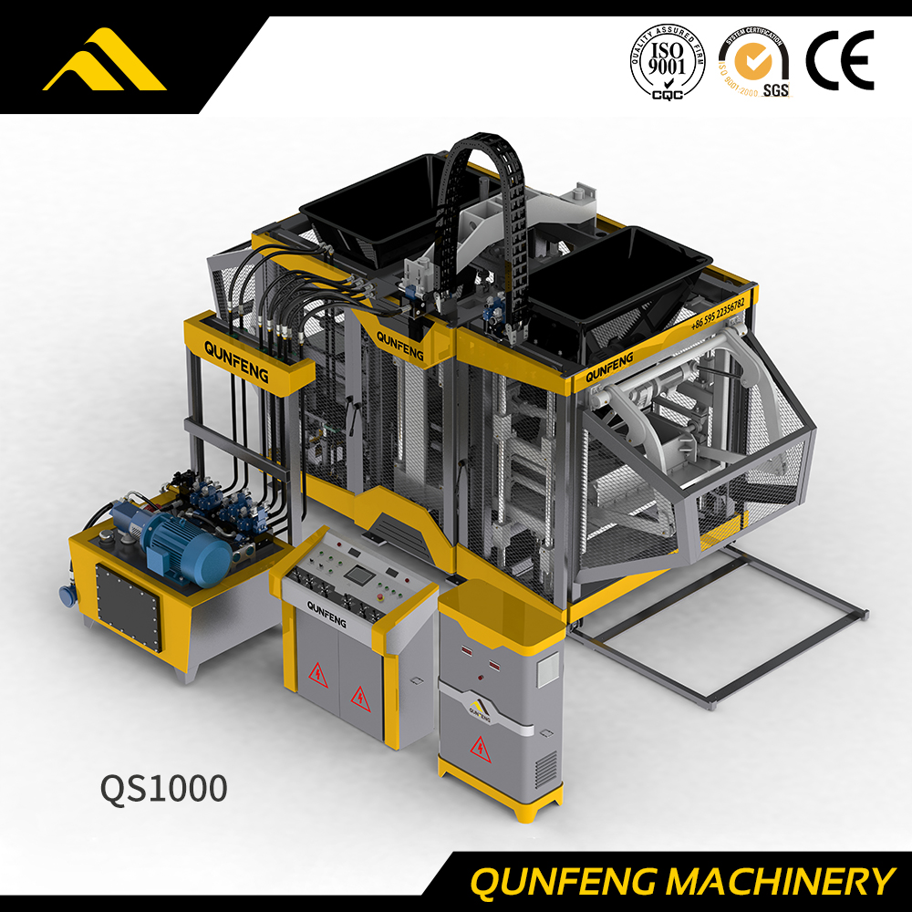 Máquina Automática de Fabricação de Tijolos Série 'Supersonic' (QS1000)